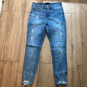 Buckle Black skinny jeans